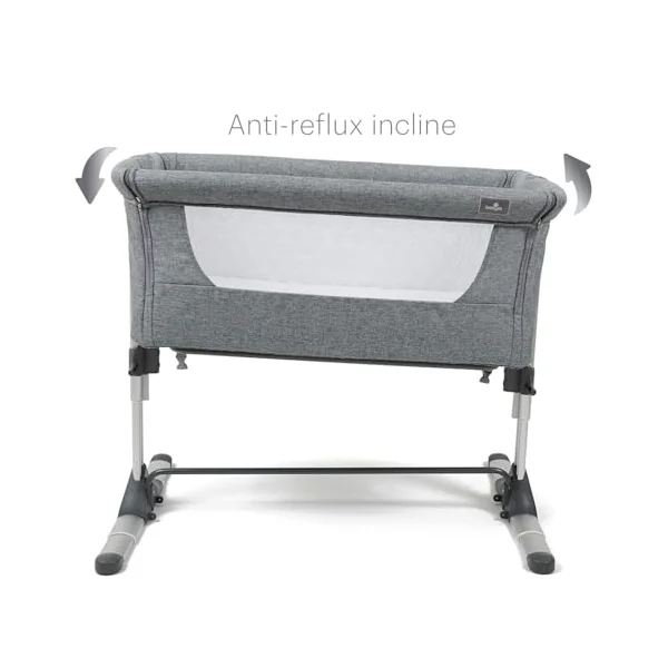 Babylo Snuggle Cuddle Co Sleeper, Slate Grey
