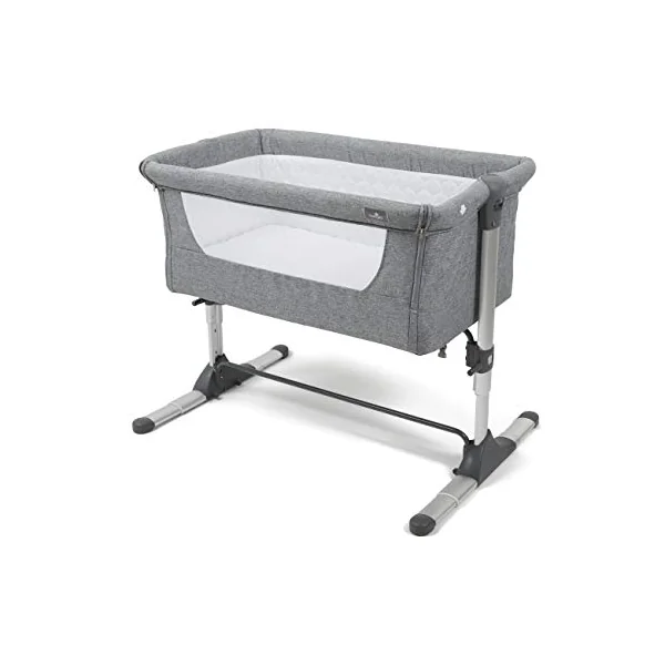 Babylo Snuggle Cuddle Co Sleeper, Slate Grey & Infantino Flip Advanced 4-in-1 Grey Carrier - Ergonomic, convertible, face-in and face-out front and back carry for newborns and older babies