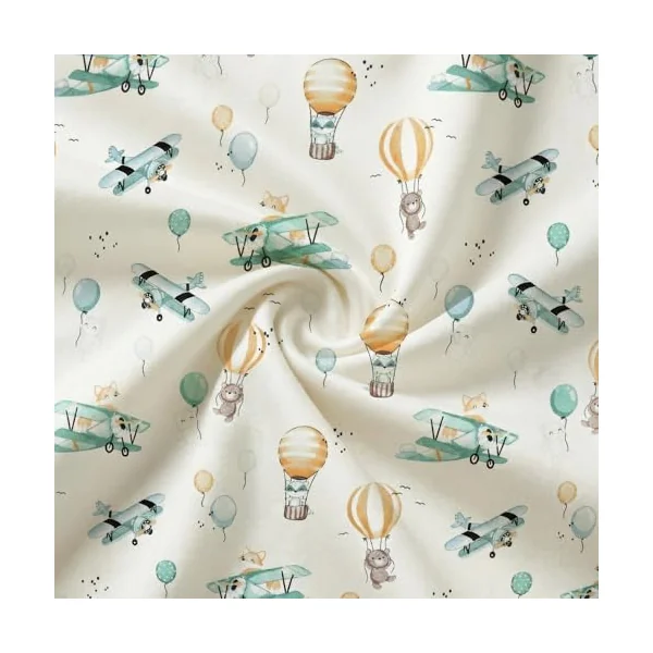 BABYSAFE Cot Bed Fitted Sheet 100% Cotton, Soft Breathable Fitted Cot Sheet for Baby Boys & Girls, OEKO-TEX Certified, Elasticated Corners, 120 x 60 cm & 140 x 70 cm, Single, Made in Europe
