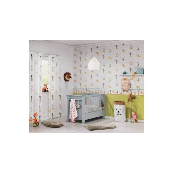BAMBINO CIRCUS NURSERY CHILDRENS BOYS GIRLS FEATURE WALLPAPER RASCH 245011