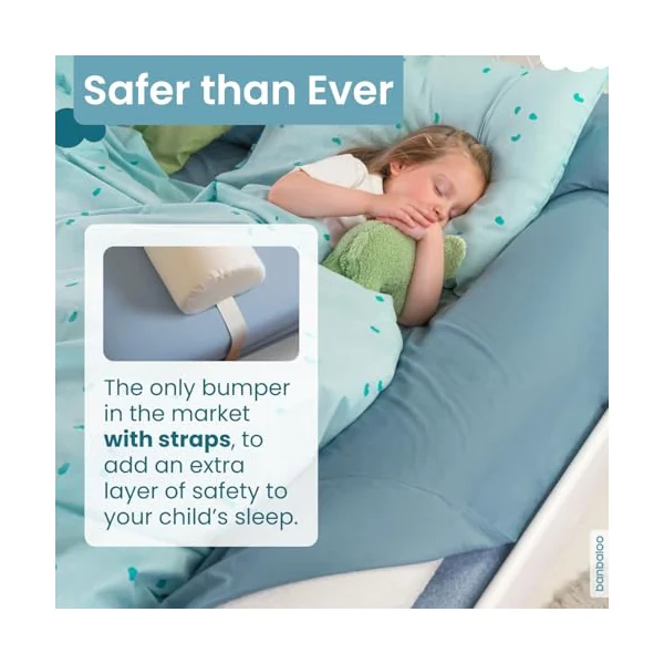 BANBALOO | Toddler Bed Guard - Classic Model | Bed Bumper for Toddlers | Lightweight, Comfortable Bed Barrier | Toddler Safety Bed Guard for Twin, Queen, King Size Beds | Anti-Fall Bed Barriers