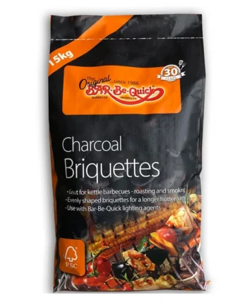 Bar-Be-Quick Charcoal Briquettes, 15kg