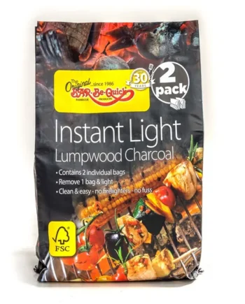 Bar-Be-Quick Instant Light Charcoal, 2 Pack