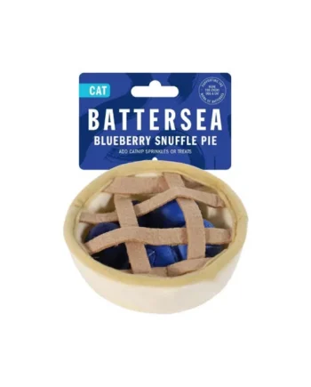 Battersea Cat Catnip Blueberry Snuffle Pie Plush Toy