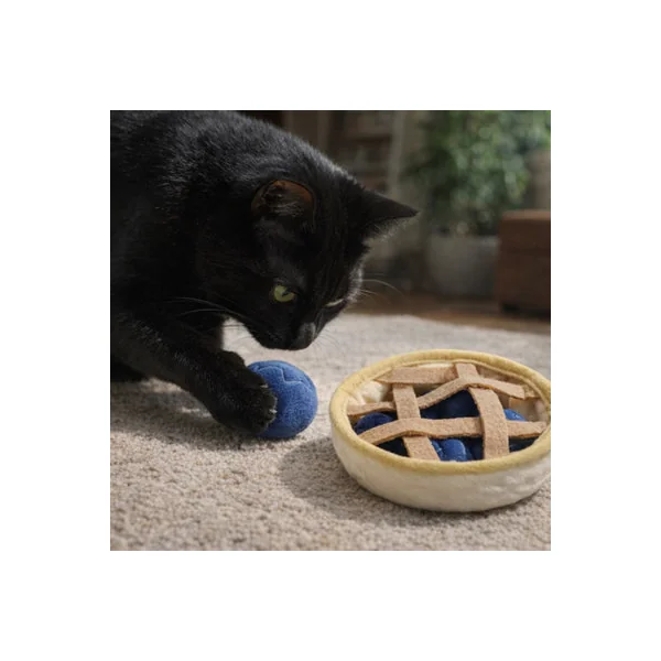 Battersea Cat Catnip Blueberry Snuffle Pie Plush Toy