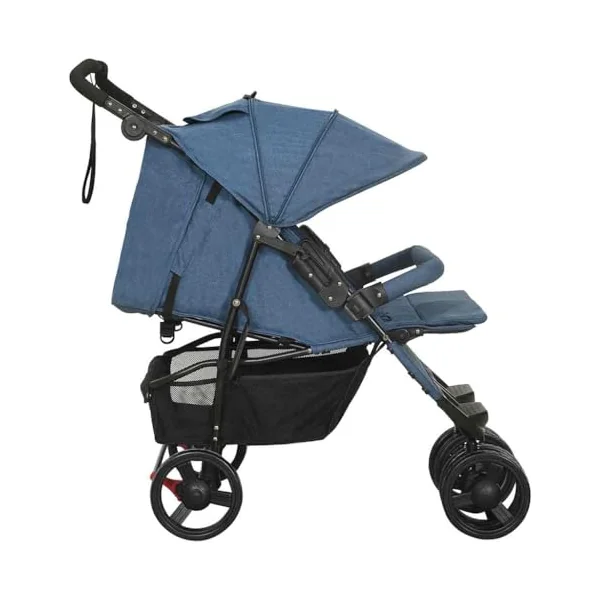 BD - BD Navy Blue Steel Cufflink Trolley