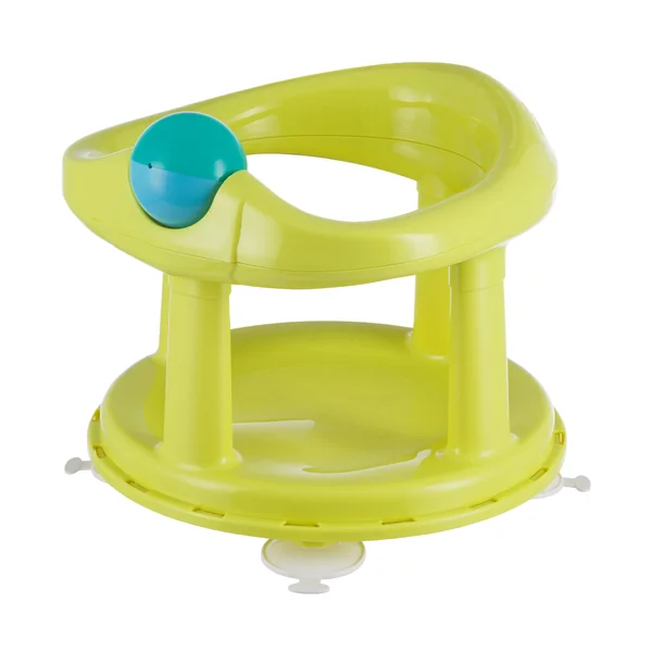 Bebeconfort Swivel Bath Seat, 6 - 12 Months, Max. 10 Kg, Child Bath Support Seat, Non-Slip Baby Bath Chair, Ergonomical, Suction Cups, Lime