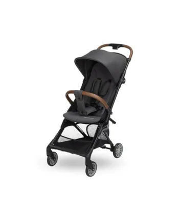 Bebeconfort Zephir, Compact Baby Pushchair, 0-4 Years (up to 22 kg), Lightweight Travel Stroller (5.6kg), Fits Airplane Cabin, Lie-Flat & Reclinable Seat, Storage Basket, Mineral Graphite