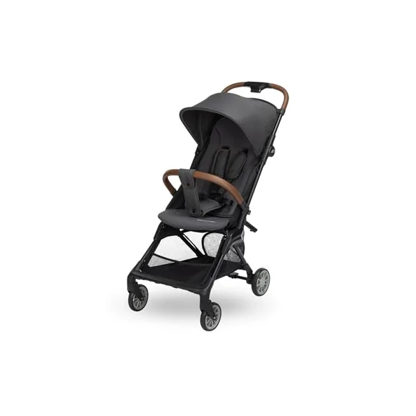 Bebeconfort Zephir, Compact Baby Pushchair, 0-4 Years (up to 22 kg), Lightweight Travel Stroller (5.6kg), Fits Airplane Cabin, Lie-Flat & Reclinable Seat, Storage Basket, Mineral Graphite