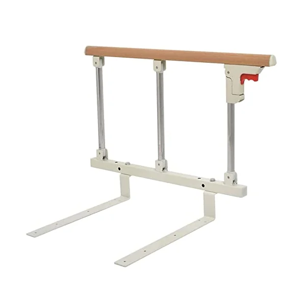 Bed Rail, Foldable Portable Bed Safety Rail, Handicap Safety Folding Handrail Swing Grab Bar Home Care Assistance Devices Bed Rails Guard for Elderly Assist Handle