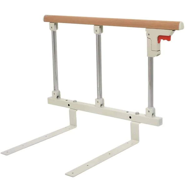 Bed Rail, Foldable Portable Bed Safety Rail, Handicap Safety Folding Handrail Swing Grab Bar Home Care Assistance Devices Bed Rails Guard for Elderly Assist Handle