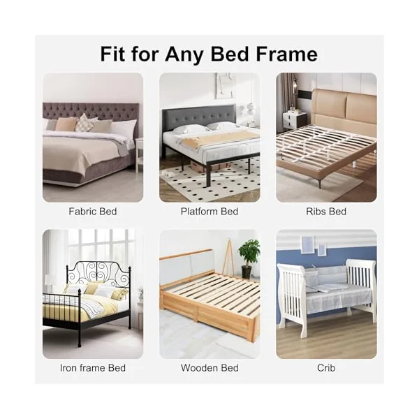 Bed Rail for Toddlers,Swing Down Kids Beds Rails Guard for Twin,Full,Queen,Bunk Size Bed,Extra Tall Child Beds Rail Guard with Reinforced Anchor Safety System
