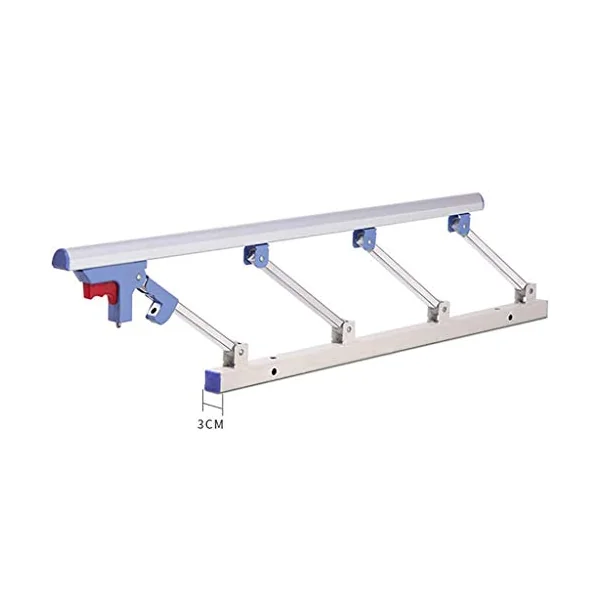 Bed Rail Guard For Elderly, Adults Assist Foldable Handle Handicap, Safety Bed Railing Metal Grip Bumper Bar 95 * 38cm