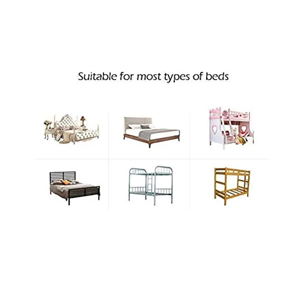 Bed Rail Guard For Elderly, Adults Assist Foldable Handle Handicap, Safety Bed Railing Metal Grip Bumper Bar 95 * 38cm