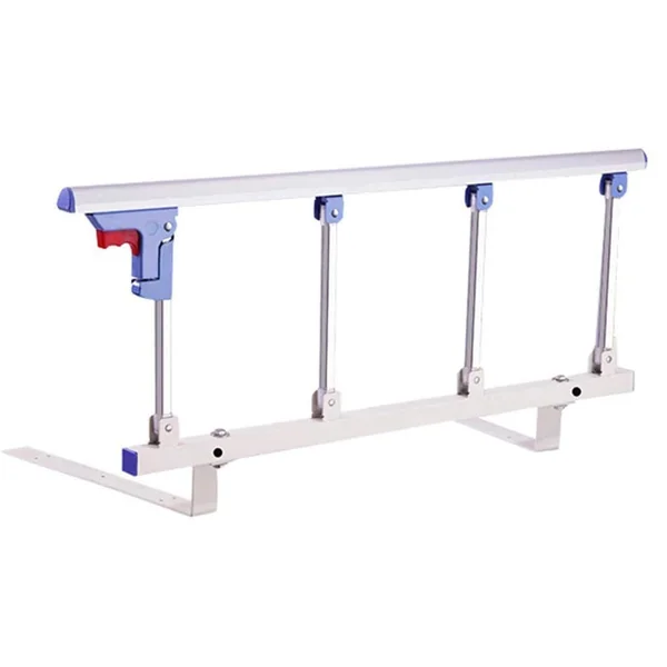 Bed Rail Guard For Elderly, Adults Assist Foldable Handle Handicap, Safety Bed Railing Metal Grip Bumper Bar 95 * 38cm