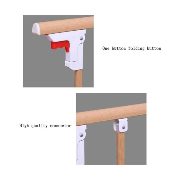 Bed Rail Guard Safety Side for Elderly Foldable, Adults Assist Handle Handicap Bed Railing Hospital Metal Grip Bumper Bar (Color : A)