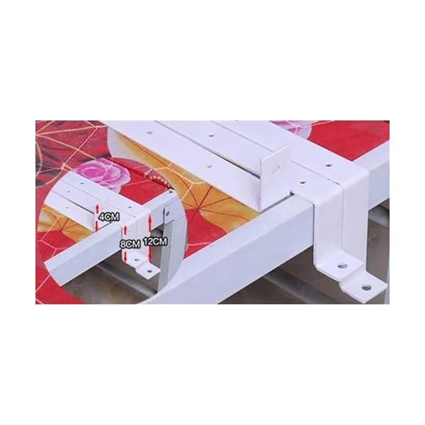 Bed Rail Guard Safety Side for Elderly Foldable, Adults Assist Handle Handicap Bed Railing Hospital Metal Grip Bumper Bar (Color : A)