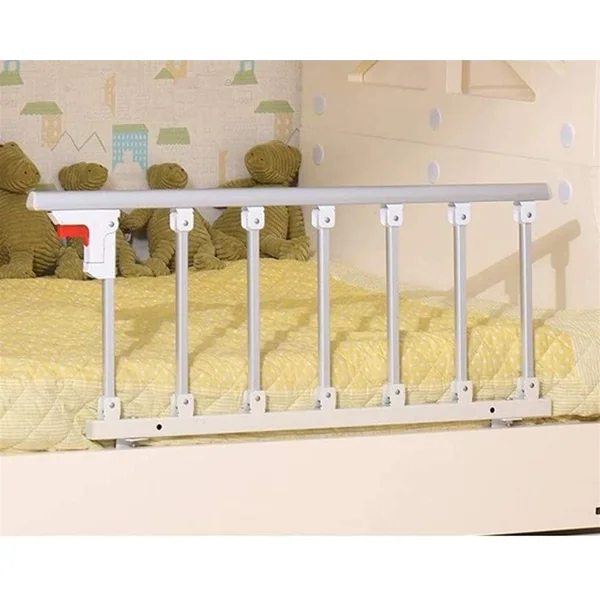 Bed Rail Guard Safety Side for Elderly Foldable, Adults Assist Handle Handicap Bed Railing Hospital Metal Grip Bumper Bar (Color : A)