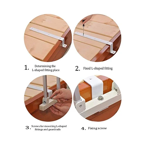Bed rail guardrail Safety side hospital Safety auxiliary handle Folding Bedside armrest bumper, Suitable for The elderly adult Toddler (Color:Yellow, Size:103x52cm)