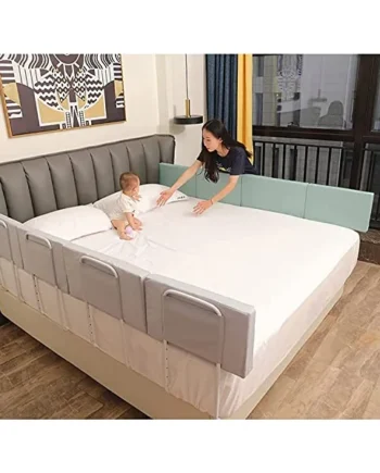 Bed Rails Bed Guard,Bed Rail Anti-fall Bedside Baffle Fence Barrier, Height Adjustable Bed Side Rail, For Small Children Or Beds For Adults(Size:50cm,Color:Grey)