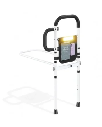 Bed Rails for Elderly Adults,Bed Assist Rail for Seniors with Motion-Activated Light &Storage Pouch,Bed Side Safety Rails, Sturdy 136kg Support Frame,Suitable for the elderly