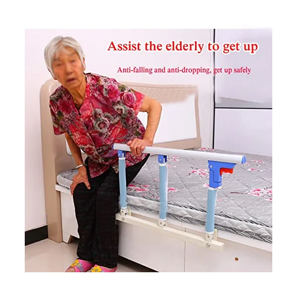 Bed Rails for Elderly,Fold Down Assist Handle Bed,Hospital Sides Rails Guard,Adults Portable Grab Bar Hand Rail,Home Care Handicap Safety Assistance Devices,A,70cmx40cm/27.55x15.74