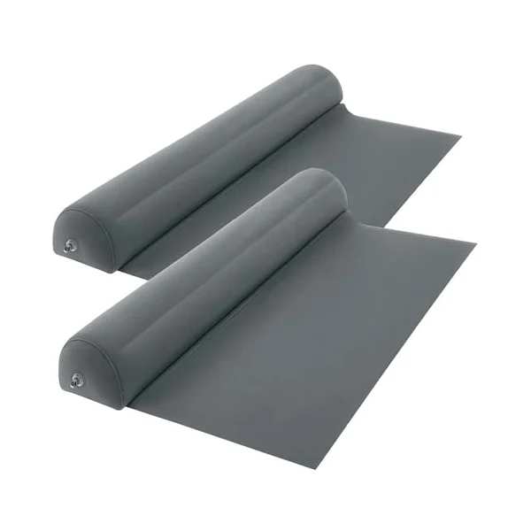 Bed Rails Rail Guards|2pcs Inflatable Bed Rails, Portable Toddler Bumpers For Travel, Easy to Install Crib Bumper For Vacation Trip, Gray
