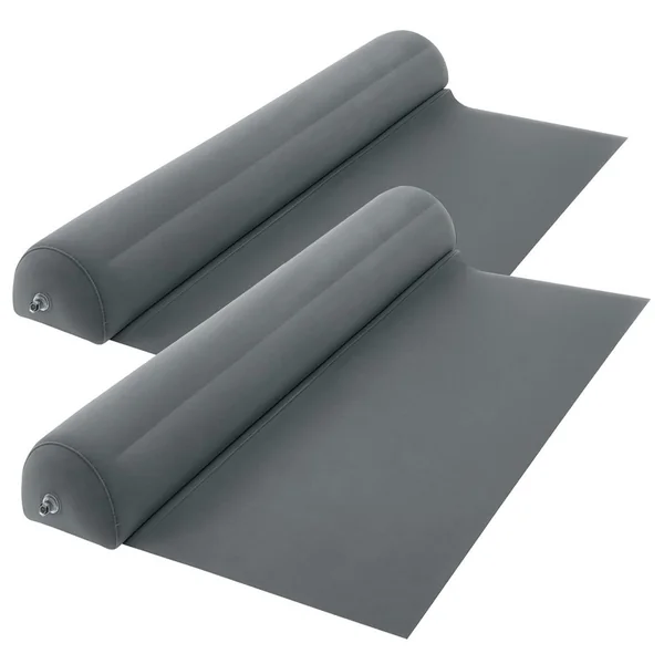 Bed Rails Rail Guards|2pcs Inflatable Bed Rails, Portable Toddler Bumpers For Travel, Easy to Install Crib Bumper For Vacation Trip, Gray