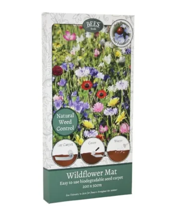 Bees Seeds Wildflower Mat Biodegradable Seed Carpet