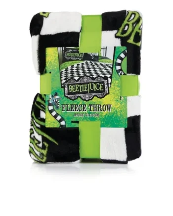 Beetlejuice Fleece Throw
