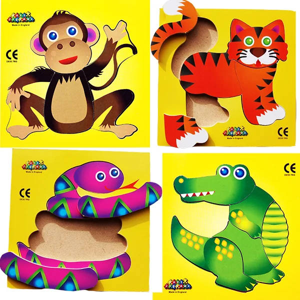 Beginners Tray Puzzles - Set of 16
