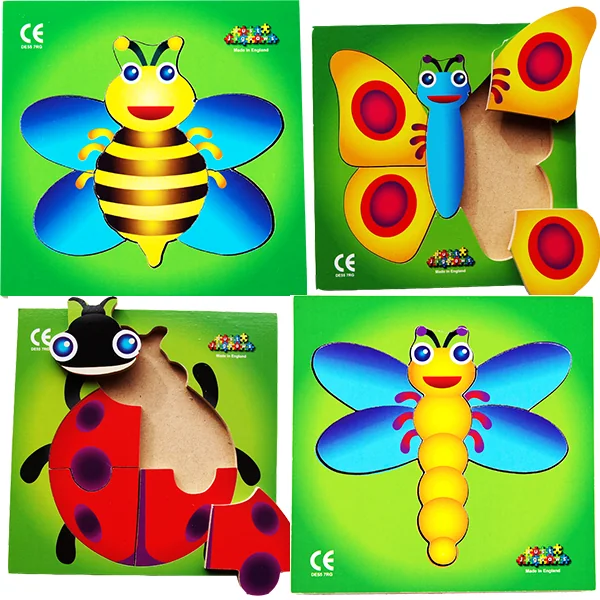 Beginners Tray Puzzles - Set of 16