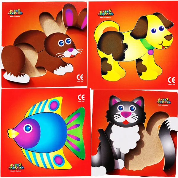 Beginners Tray Puzzles - Set of 16
