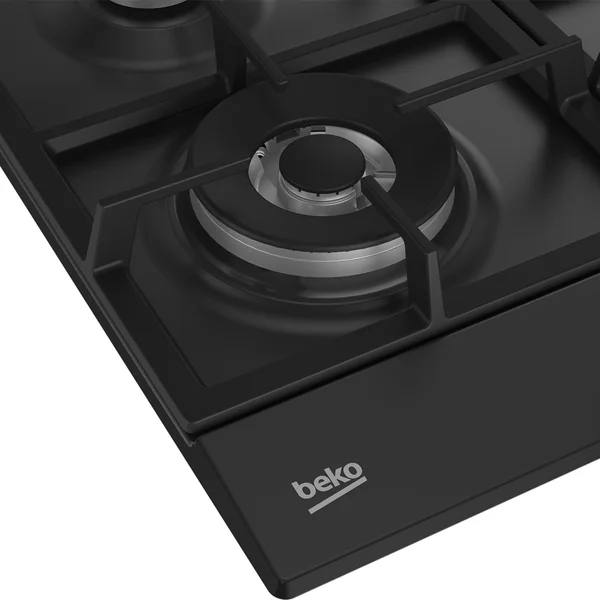 Beko HIAW164225SB 58cm Gas Hob - Black