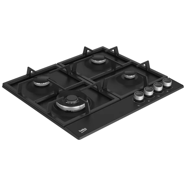 Beko HIAW164225SB 58cm Gas Hob - Black