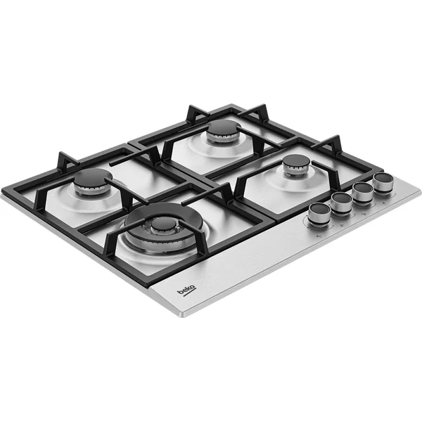 Beko HIAW164225SX 58cm Gas Hob - Silver