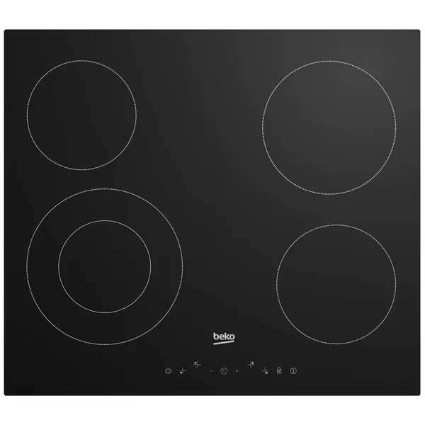 Beko HIC164402T 59cm Ceramic hob - Black