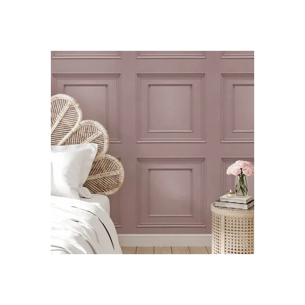 Belgravia Oliana Panel Pink Wallpaper 8488