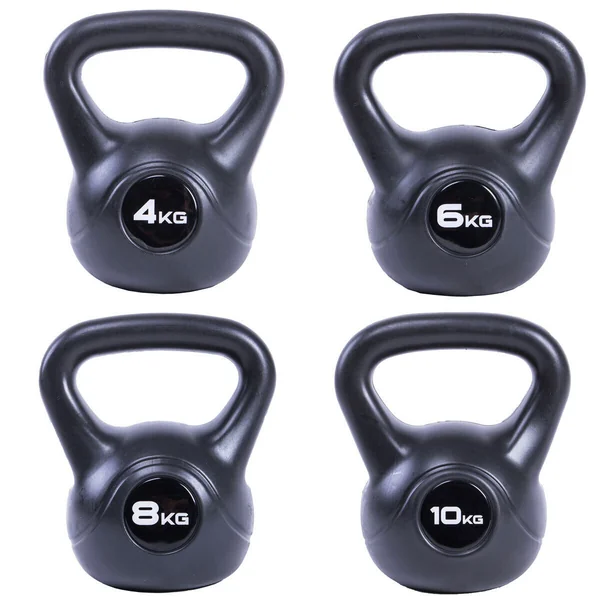 Bench 4kg, 6kg, 8kg and 10kg Kettlebell Set