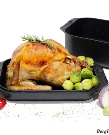 BergHOFF Eurocast Double Roasting Pan, 42cm