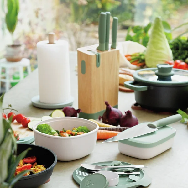BergHOFF Leo Forest 6 Piece Knife Block Set - Green