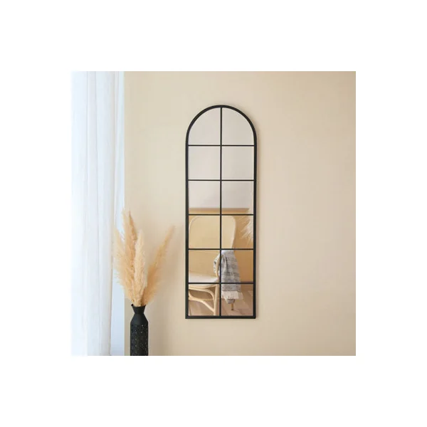 Bern Arch Mirror in Black Weather Resistant