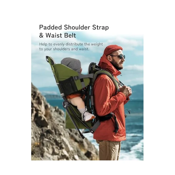 besrey Baby Backpack Carrier Army Green