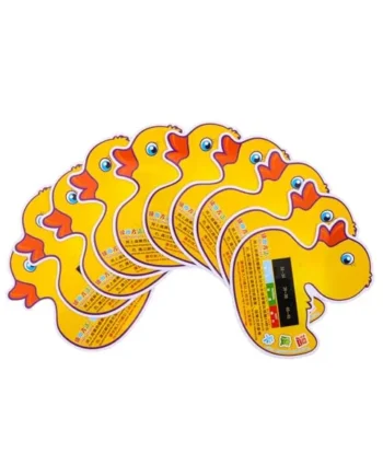 BESTonZON 10pcs Duckshaped Baby Bath Thermometers Temperature Cards Realtime Temperature Display Lightweight Plastic for Newborns and Toddlers Use at Home Bath Time