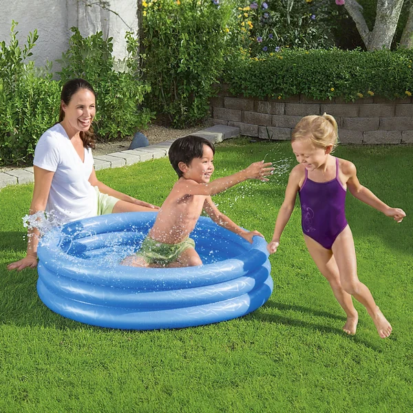 Bestway Plain PVC Inflatable pool (W)1.02m x (L) 1.02m