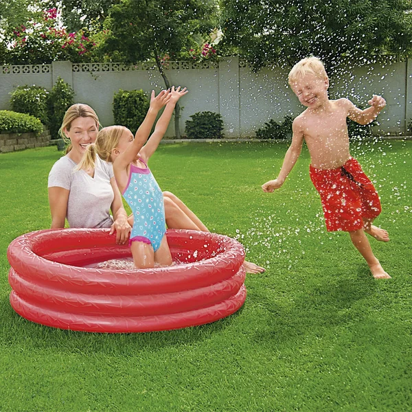 Bestway Plain PVC Inflatable pool (W)1.02m x (L) 1.02m