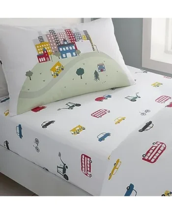 Bianca Transport Cotton Junior Fitted Sheet White