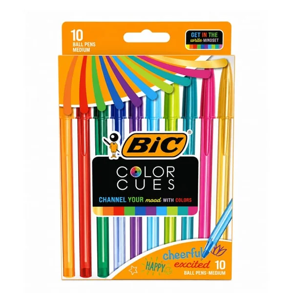 BIC Color Cues Multicolour Pens 10 Pack
