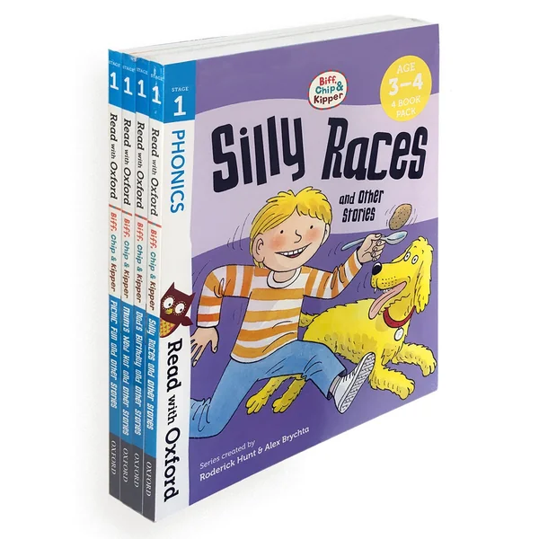 Biff Chip and Kipper 4 Book Set (3-4+ Years)