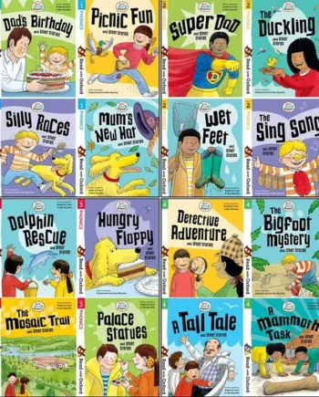 Biff, Chip and Kipper 4 Book Set (3-7 Years) in 4 Options